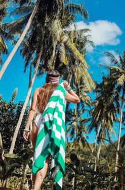 Stripe Cabana Microfibre Towel