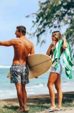 Stripe Cabana Microfibre Towel