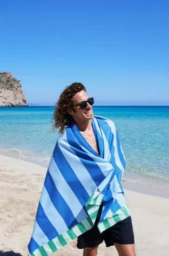 Stripe Clubhouse Microfibre Towel