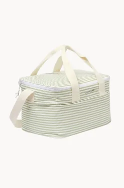 Stripe Light Cooler Bag