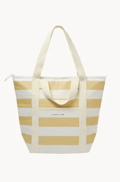 Stripe Light Cooler Tote