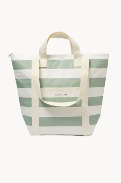 Stripe Light Cooler Tote