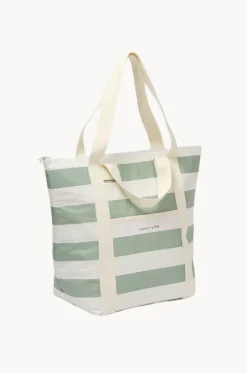 Stripe Light Cooler Tote
