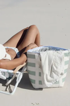 Stripe Light Cooler Tote