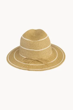 Stripe Panama Hat