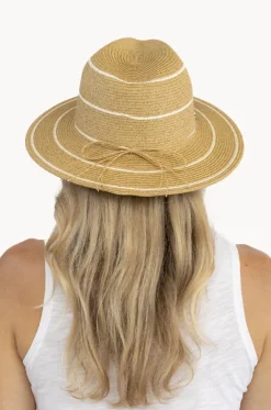 Stripe Panama Hat