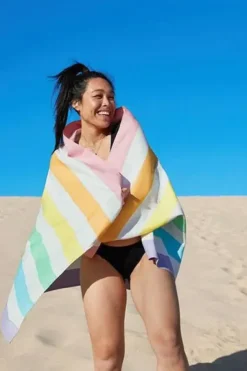 Stripe Summer Microfibre Towel