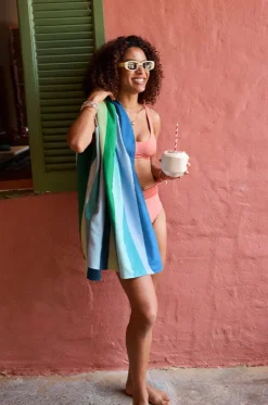 Stripe Summer Microfibre Towel