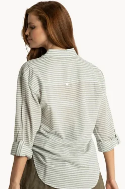 Summer Stripe Boyfriend Shirt