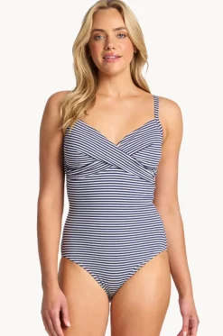 Summer Surf Twist Front One Piece