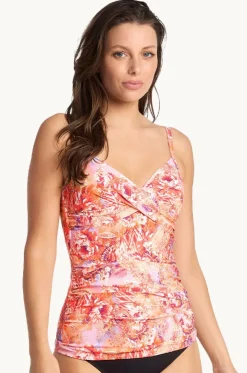 Sundance Twist Front Ruched Tankini Separate