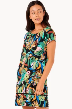 Sunset Luau Shift Dress