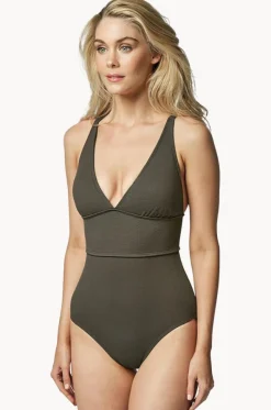 Textured Classic One Piece