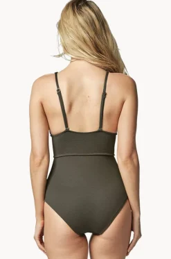 Textured Classic One Piece