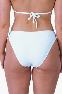 Textured Hipster High Leg Pant