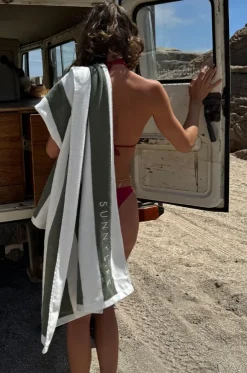 The Vacay Stripe Beach Towel