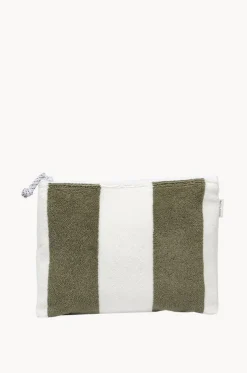 The Vacay Stripe Terry Beach Pouch