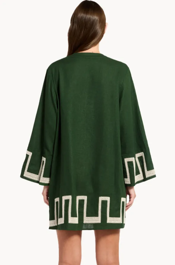 Tirari Nights Embroidered Mini Kaftan