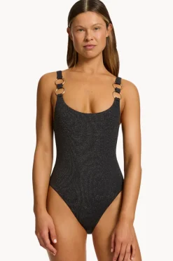 Tirari Nights Scoop Neck One Piece