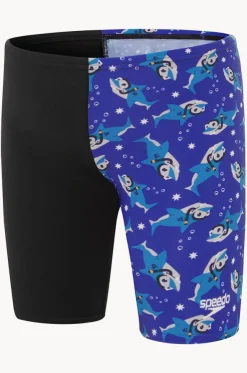 Toddler Boys Shark Digital Printed Jammer