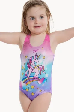 Toddler Girls Digital Printed One Piece