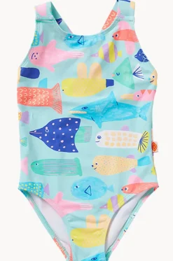 Toddler Girls Rainbow Reef One Piece