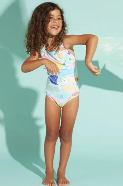 Toddler Girls Rainbow Reef One Piece