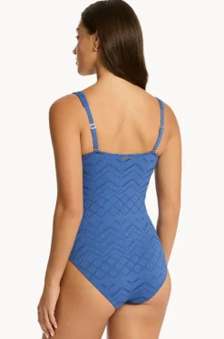 Toscana Lace Up One Piece