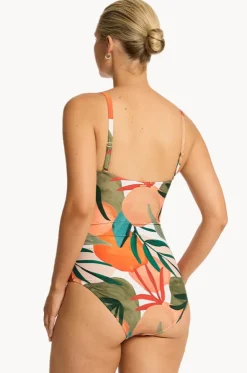 Tropaluxe Twist Bandeau One Piece