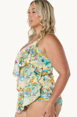 Tropicana Tiered Frill Tankini Separate