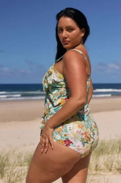 Tropicana Tiered Frill Tankini Separate