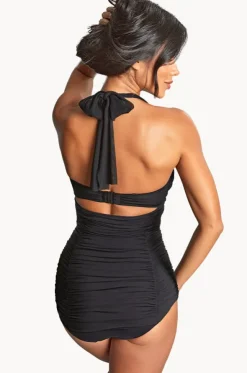 Tulle Marilyn F Cup Twist Bandeau One Piece