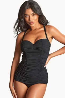 Tulle Marilyn G Cup Twist Bandeau One Piece
