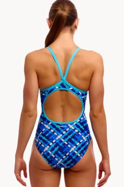 Under Over Diamond Back One Piece