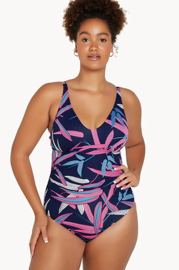 Vintage Palms Sweetheart One Piece