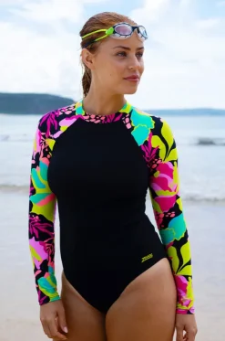Vivid Long Sleeve Sunsuit