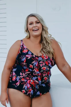 Wild Berries Tiered Tankini Separate