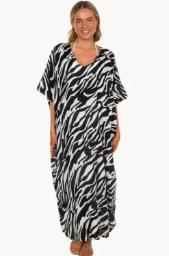 Zebra Long Kaftan