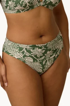 Zeni Mid Rise Ruched Pant